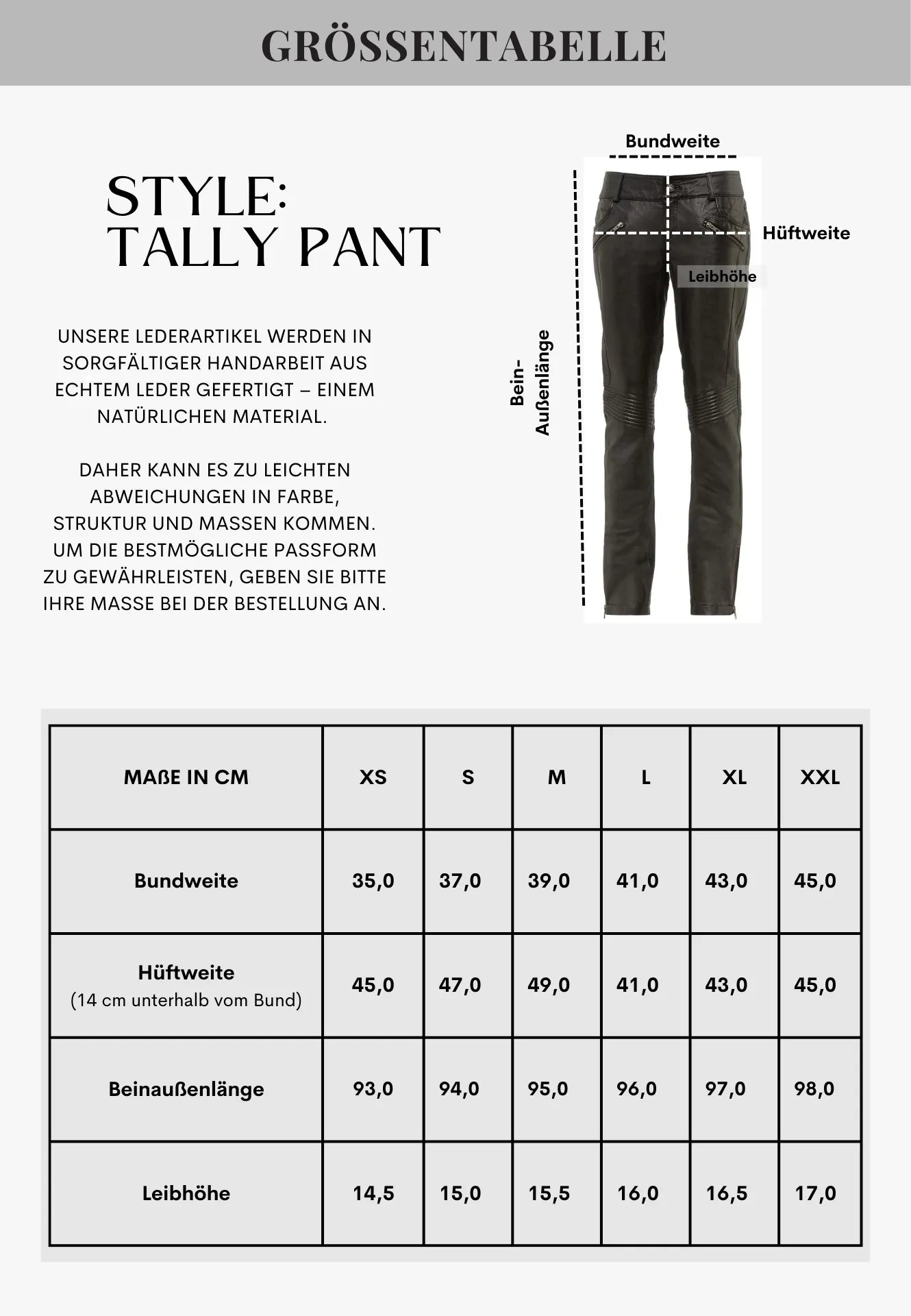 Tina Tally Pant