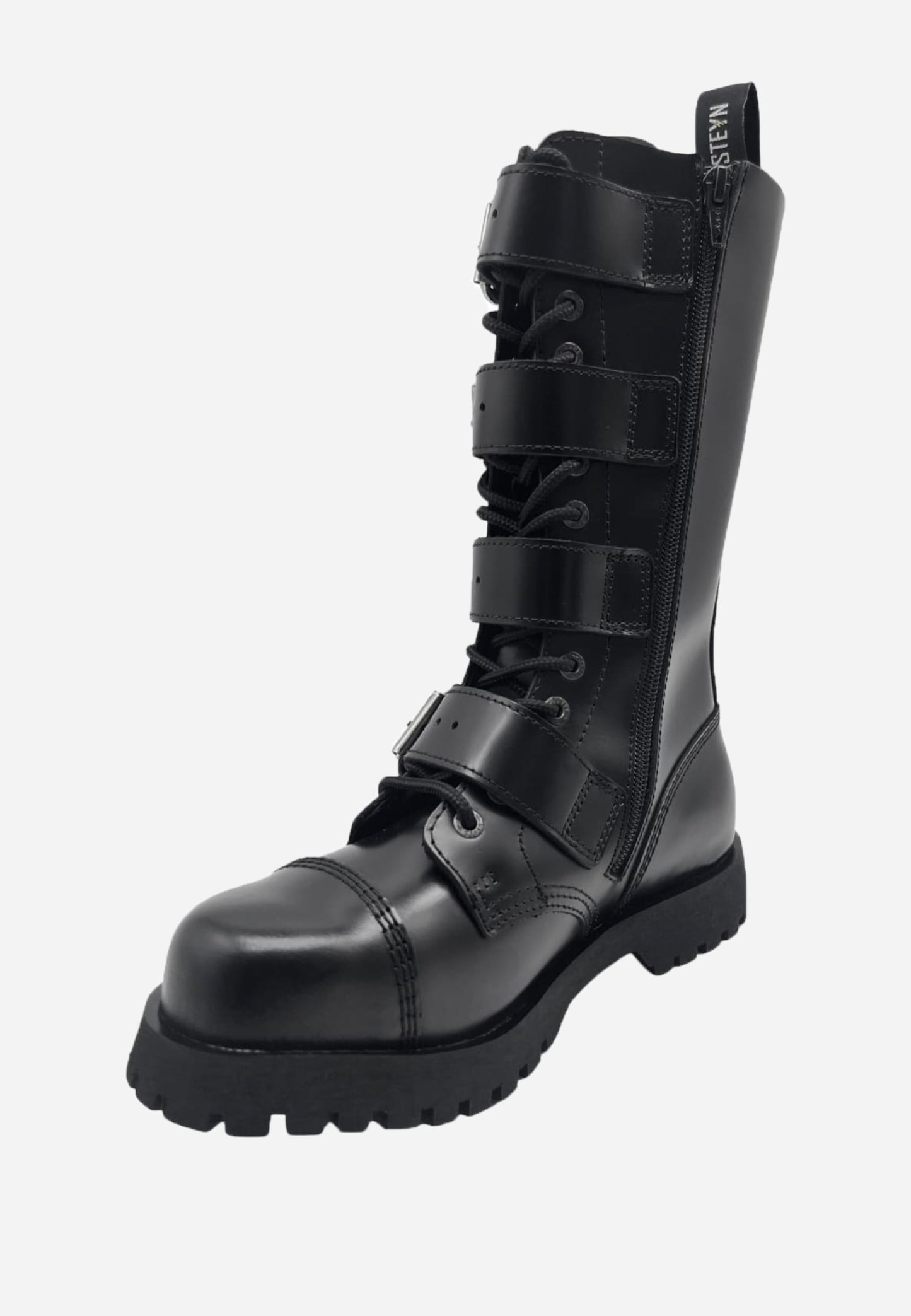 14 EYE RANGER BOOTS BLACK ZIP