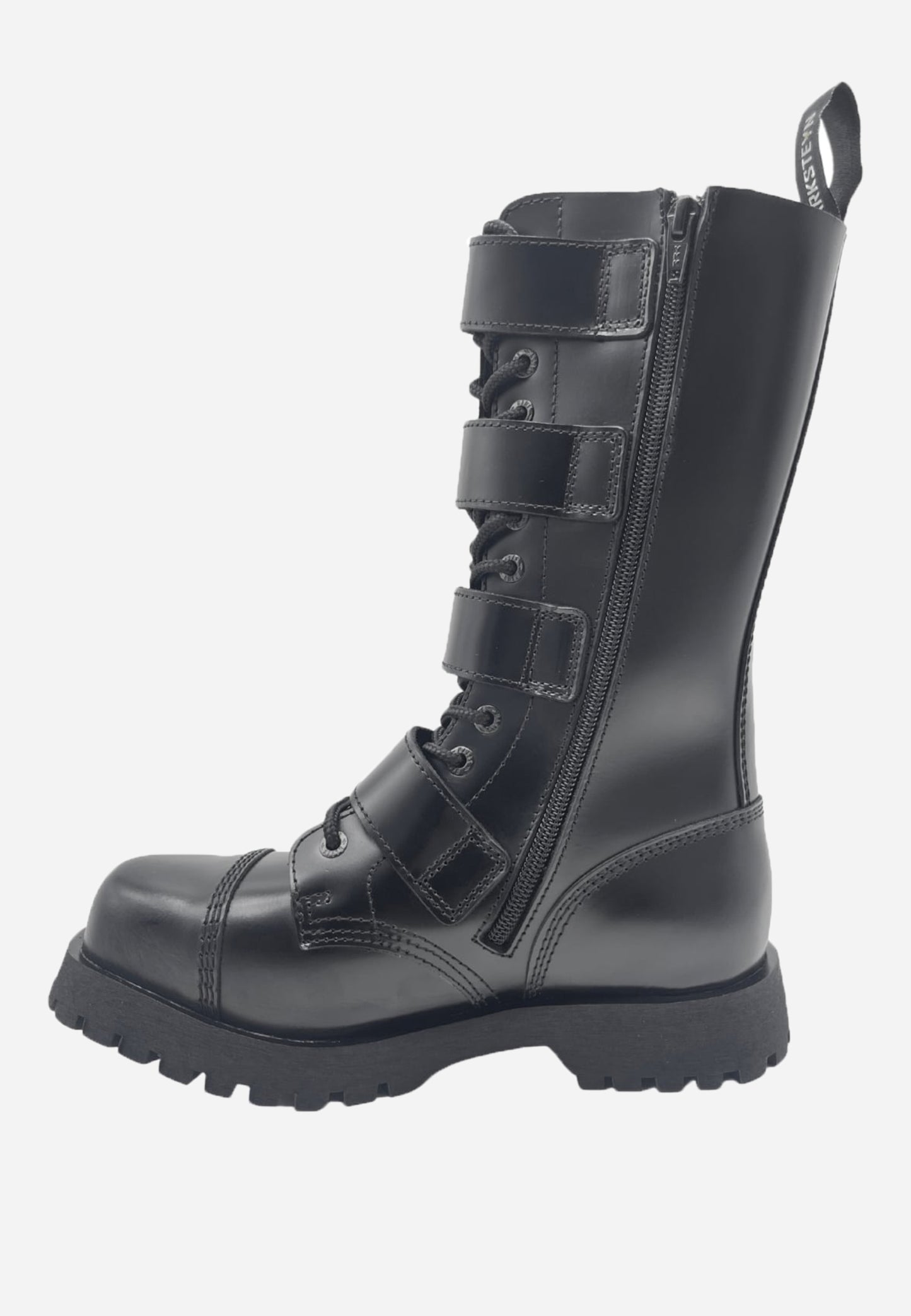 14 EYE RANGER BOOTS BLACK ZIP