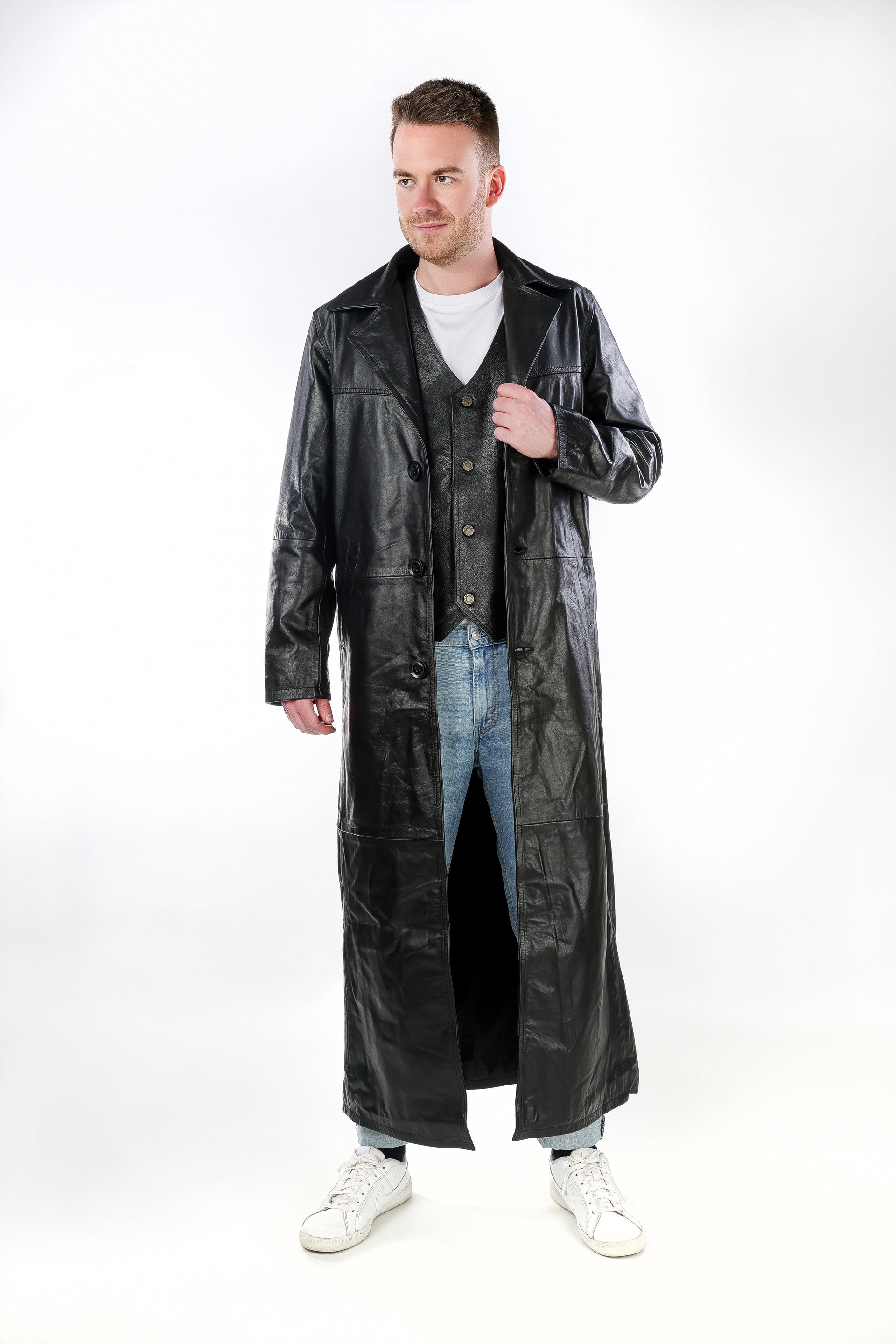 Matrix`´ coat made of soft lamb nappa leather – Leather Dealer