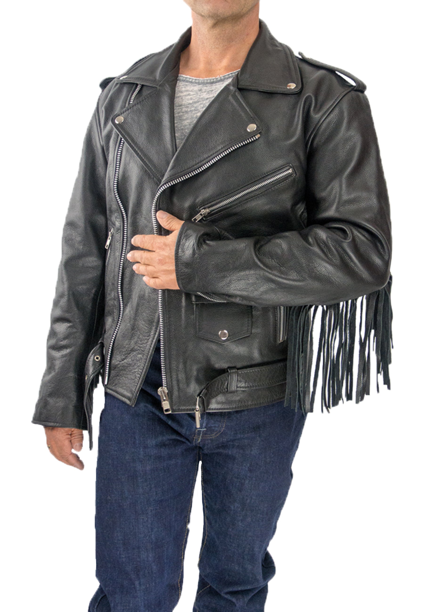 Biker Jacket Wildleder Fransen Jacke ASOS DESIGN – Jacke Aus